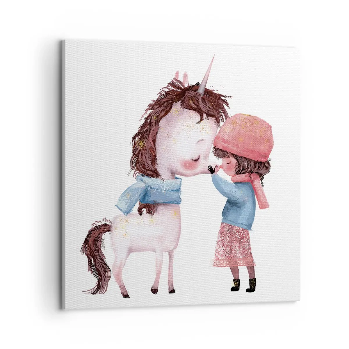 Tablou pe pânză - O poveste de iarnă - 50x50 cm