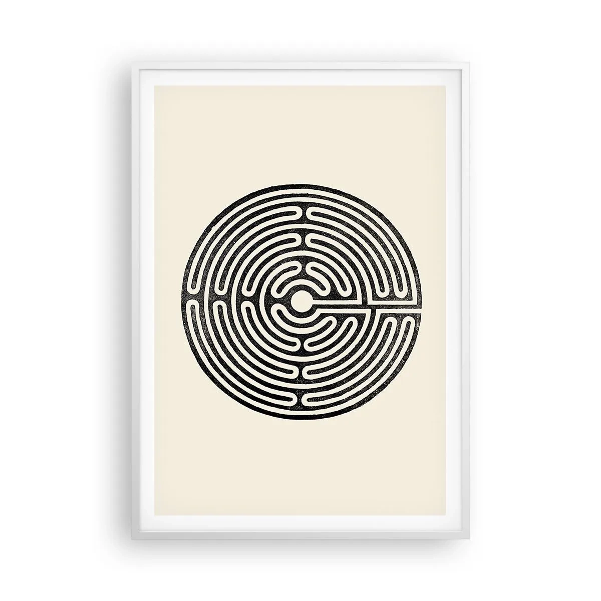 Poster în ramă albă - Ordine secretă - 70x100 cm