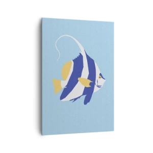 Tablou pe pânză - Frumoasa din apele tropicale - 70x100 cm