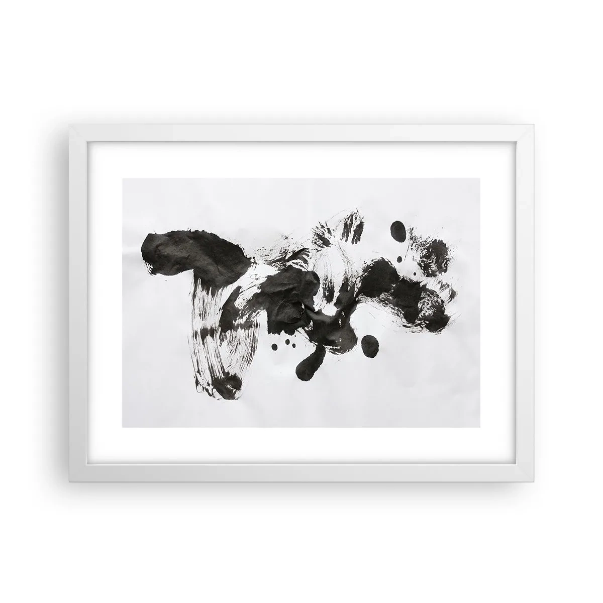 Poster în ramă albă - Metodă în nebunie? - 40x30 cm