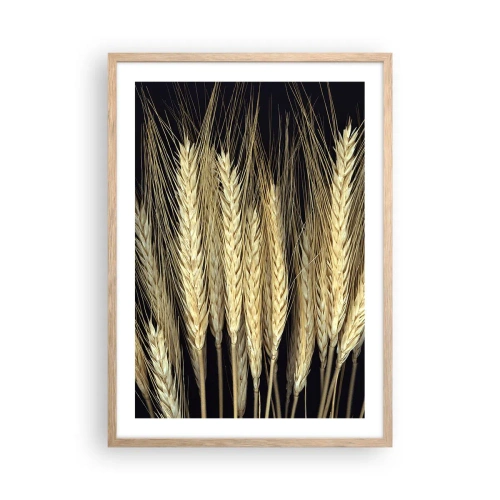 Poster în ramă de stejar deschis - Magie rustică - 50x70 cm