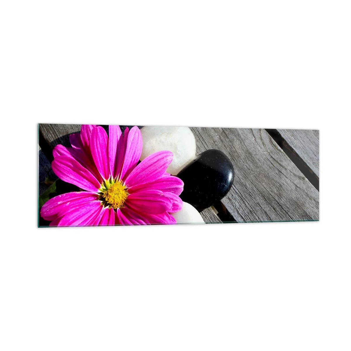 Tablou pe sticlă - Odihnă pe dig - 160x50 cm