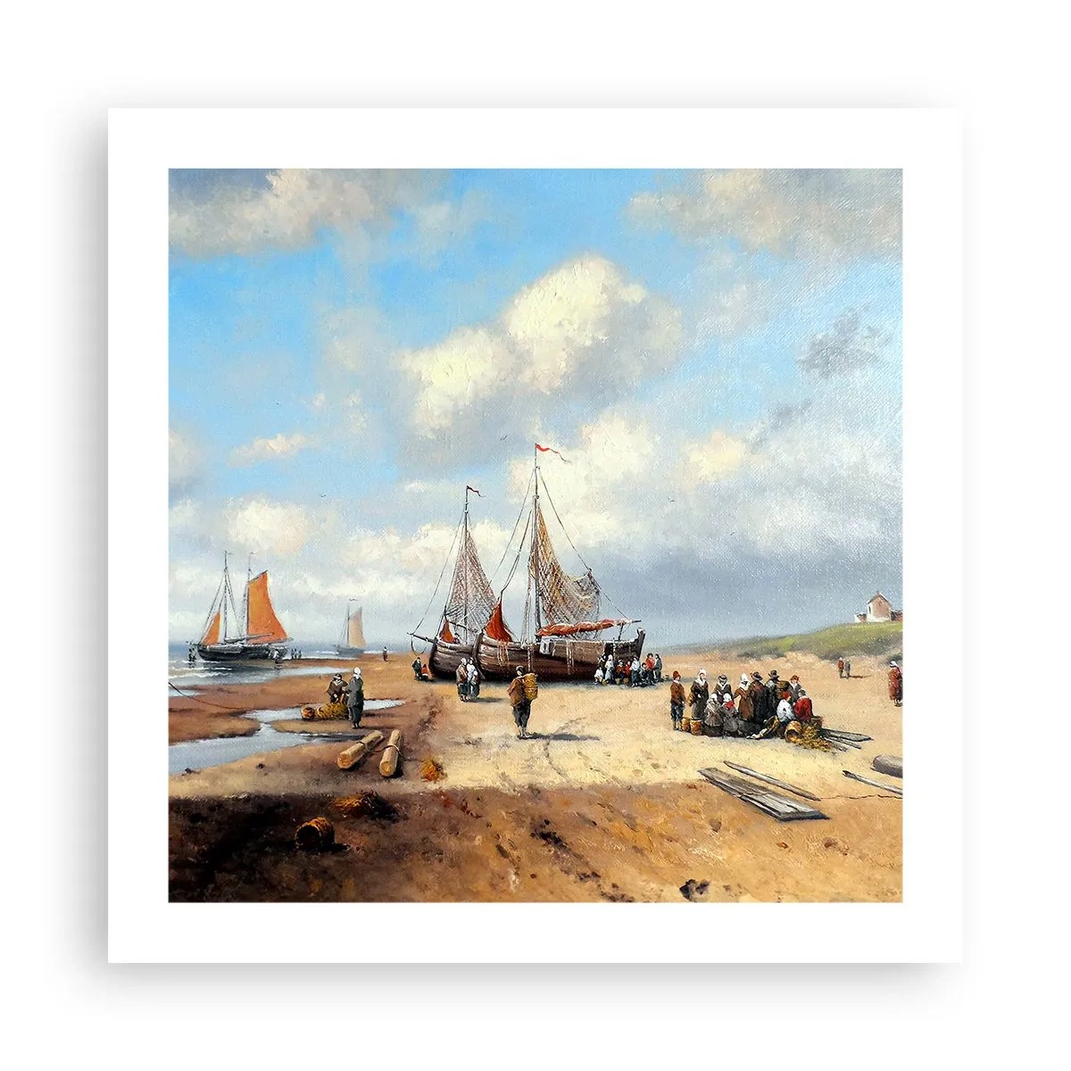 Poster - Pescuit de succes - 50x50 cm