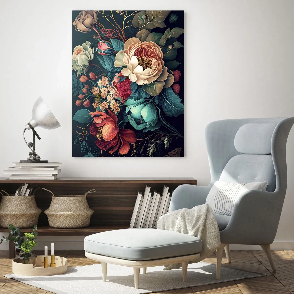 Tablou pe sticlă - Farmecul secolului al XIX-lea - 80x120 cm