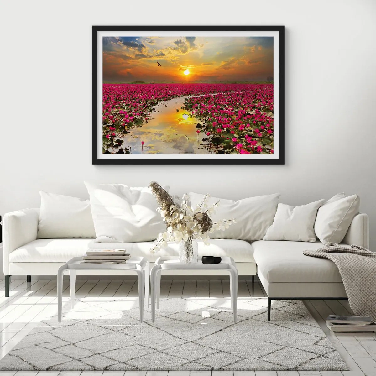 Poster în ramă neagră - Viața secretă a lacului - 100x70 cm