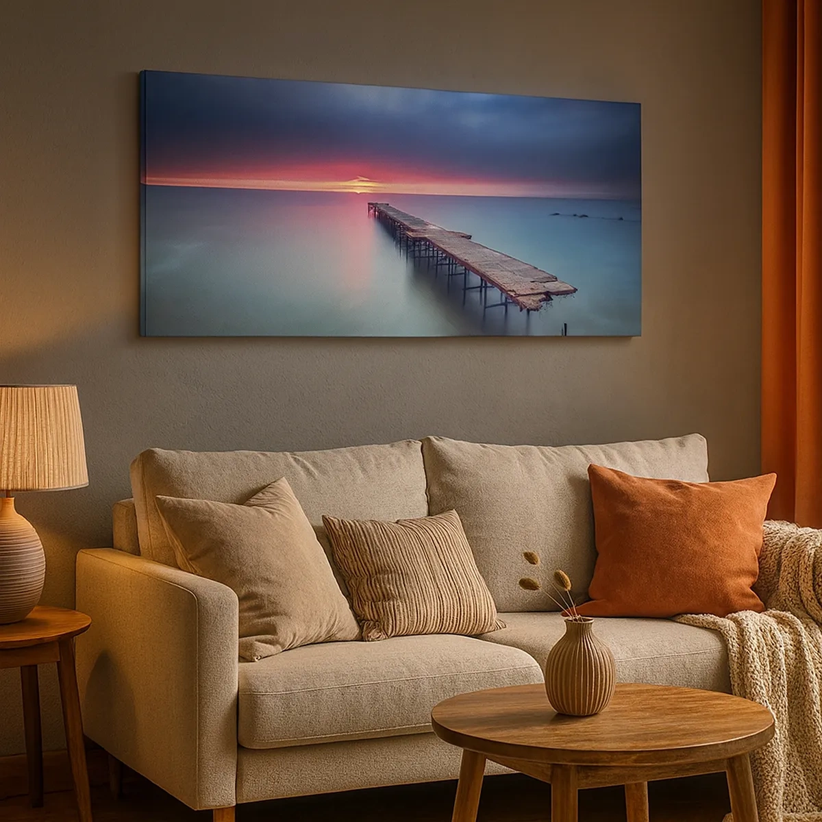 Tablou pe pânză - Între cer și pământ - 30x30 cm