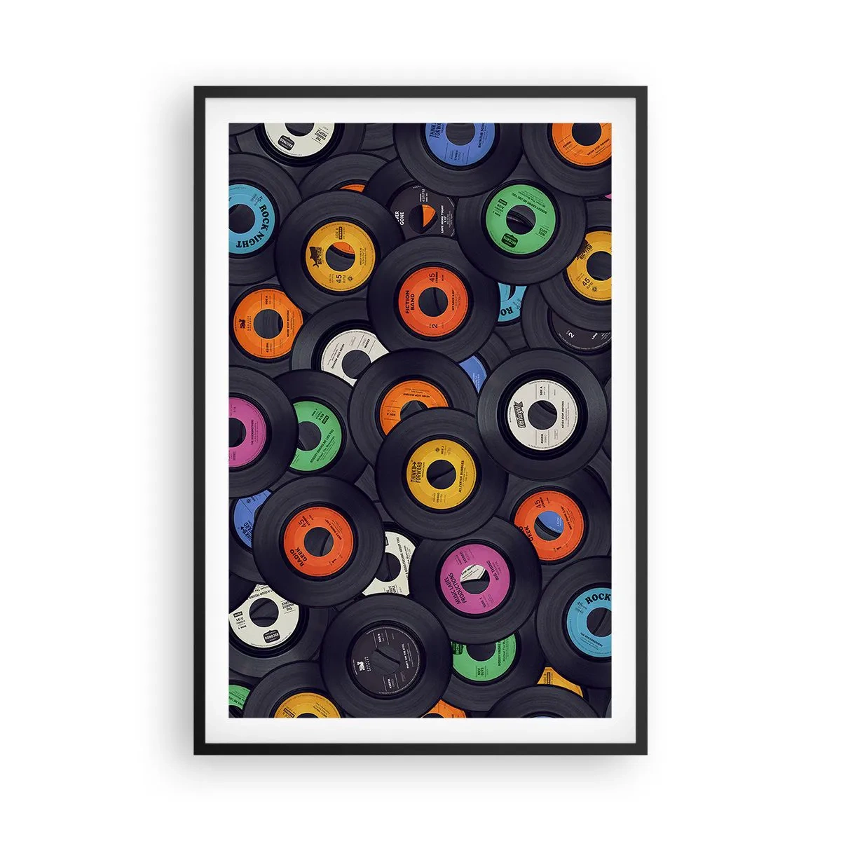 Poster în ramă neagră - Culorile clasicilor - 61x91 cm