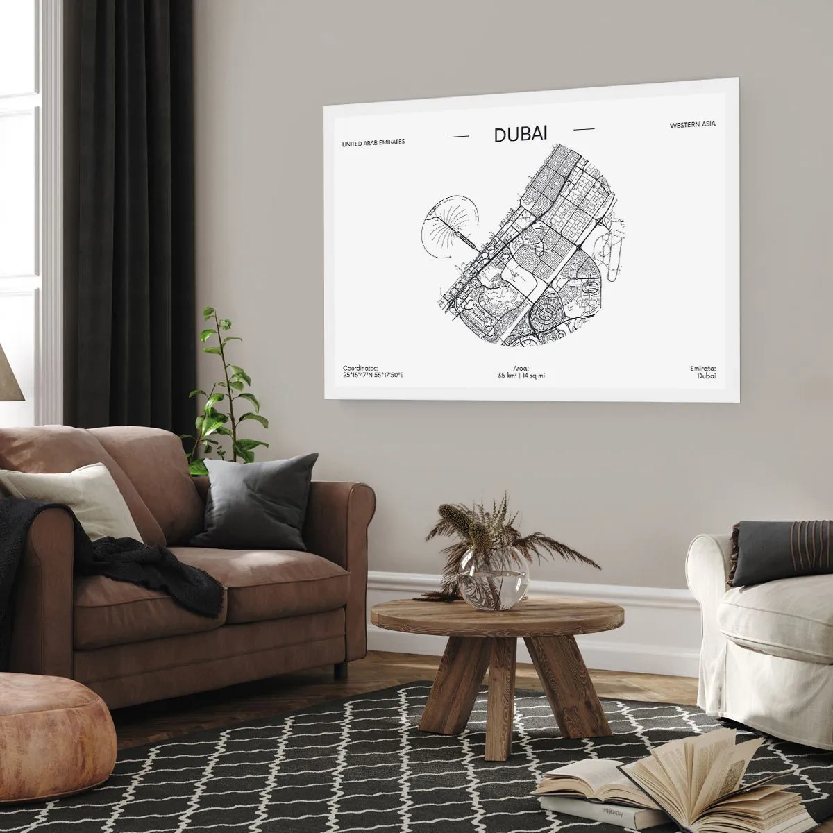 Poster - Anatomia Dubaiului - 50x40 cm