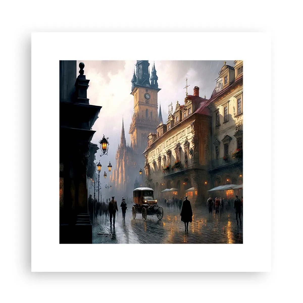 Poster - Magia unei seri la Praga - 30x30 cm