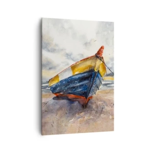 Tablou pe pânză - Se odihnește pe țărm - 70x100 cm
