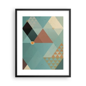 Poster în ramă neagră - Unitatea multiplicității, multiplicitatea unității - 40x50 cm