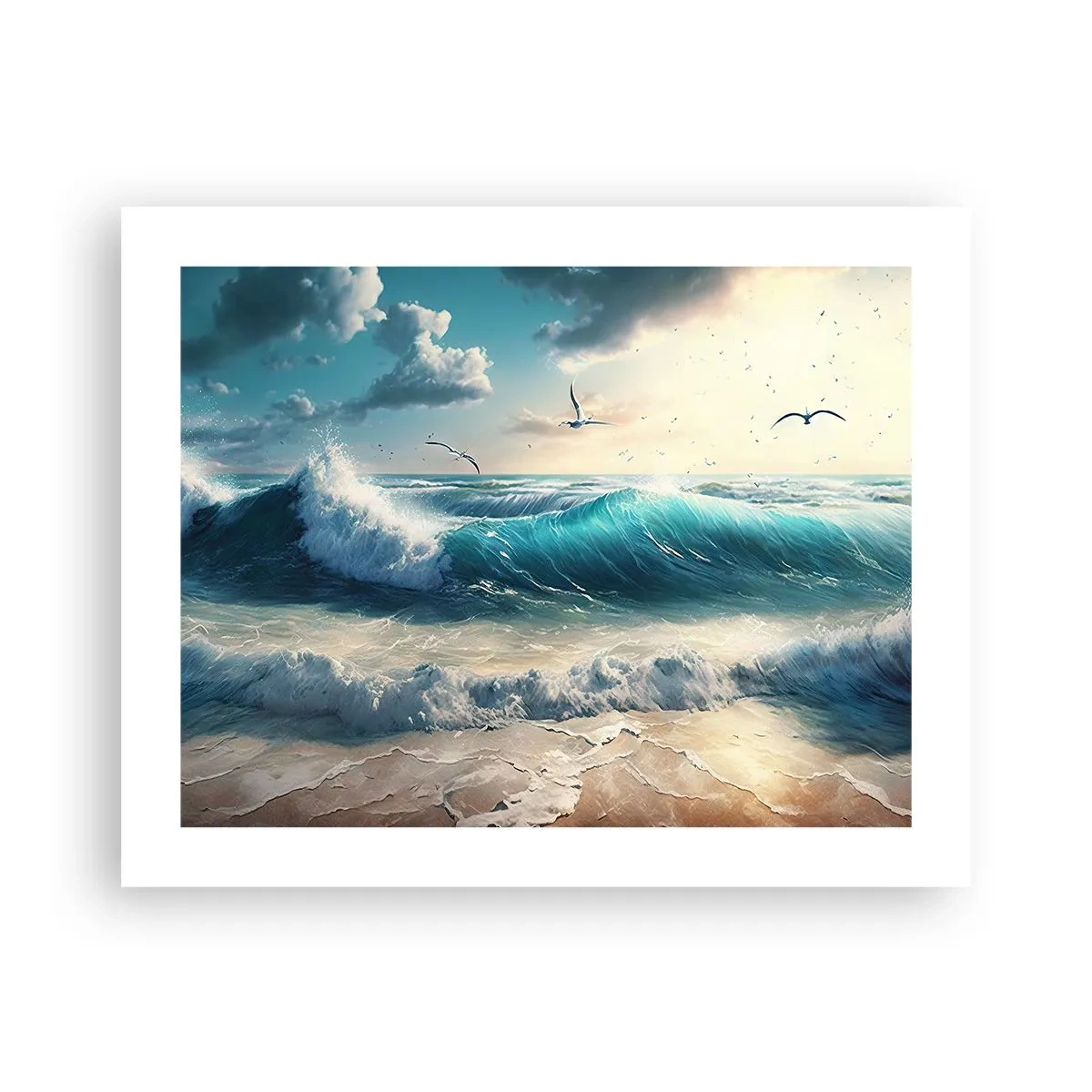 Poster - Sunetul valurilor doar pentru tine - 50x40 cm