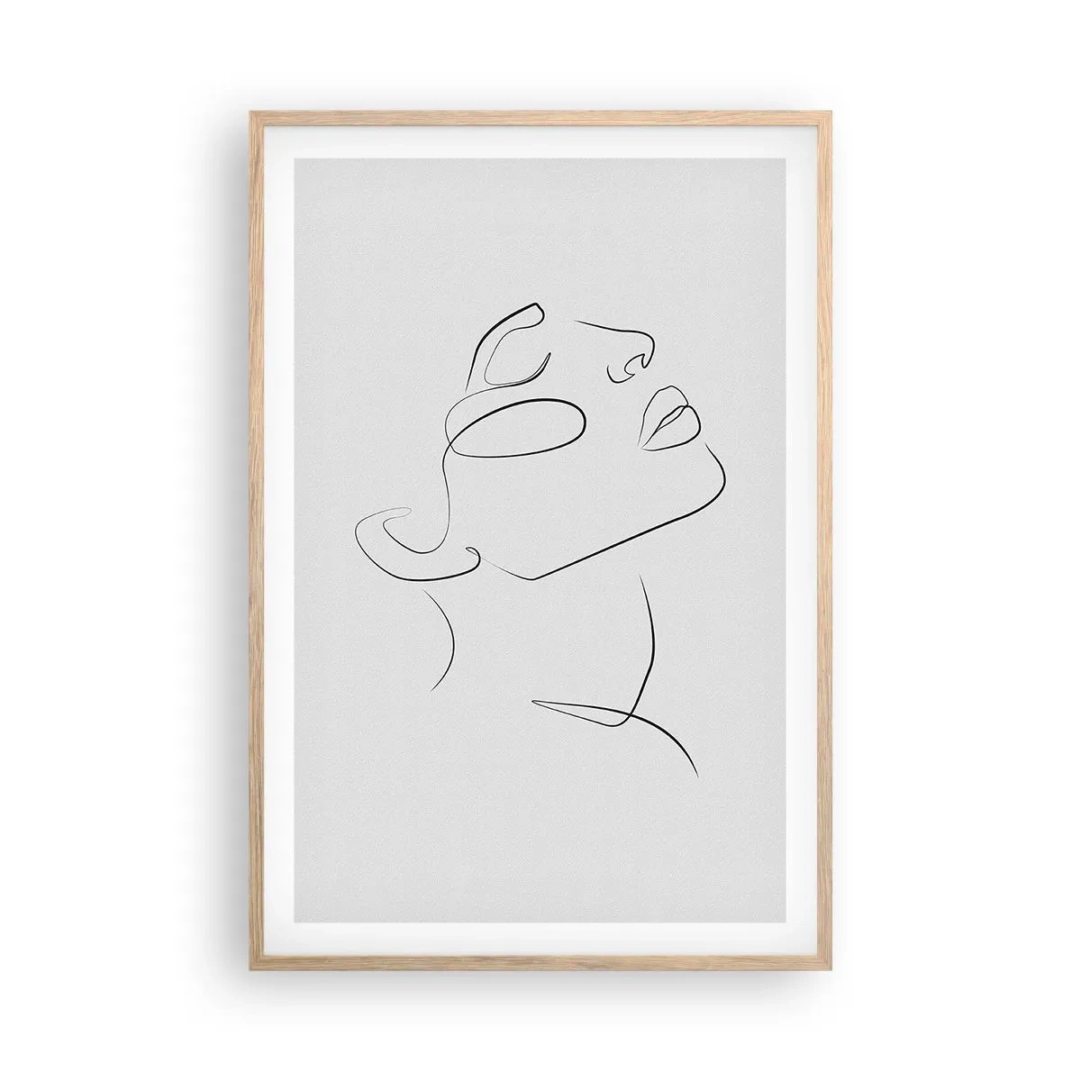 Poster în ramă de stejar deschis - Meandrele unui vis - 61x91 cm