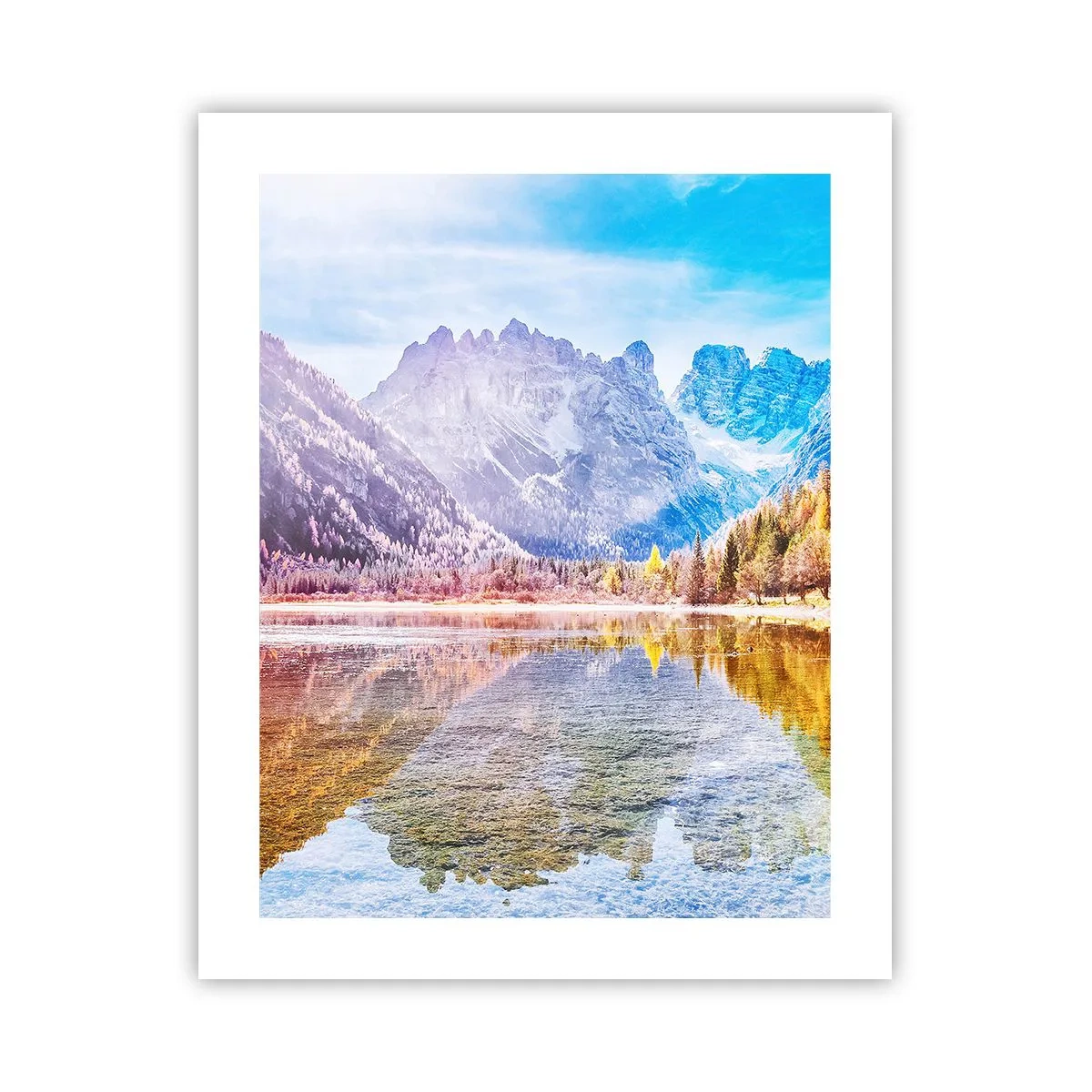Poster - Iar în munți începe toamna - 40x50 cm