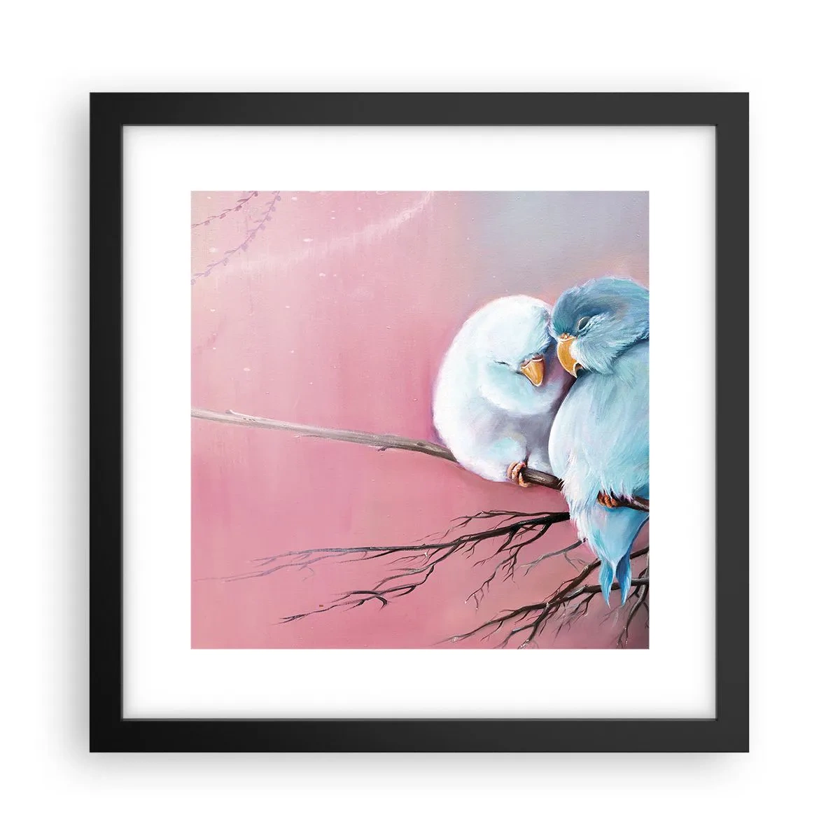 Poster în ramă neagră - Ce mai este de adăugat?... - 30x30 cm