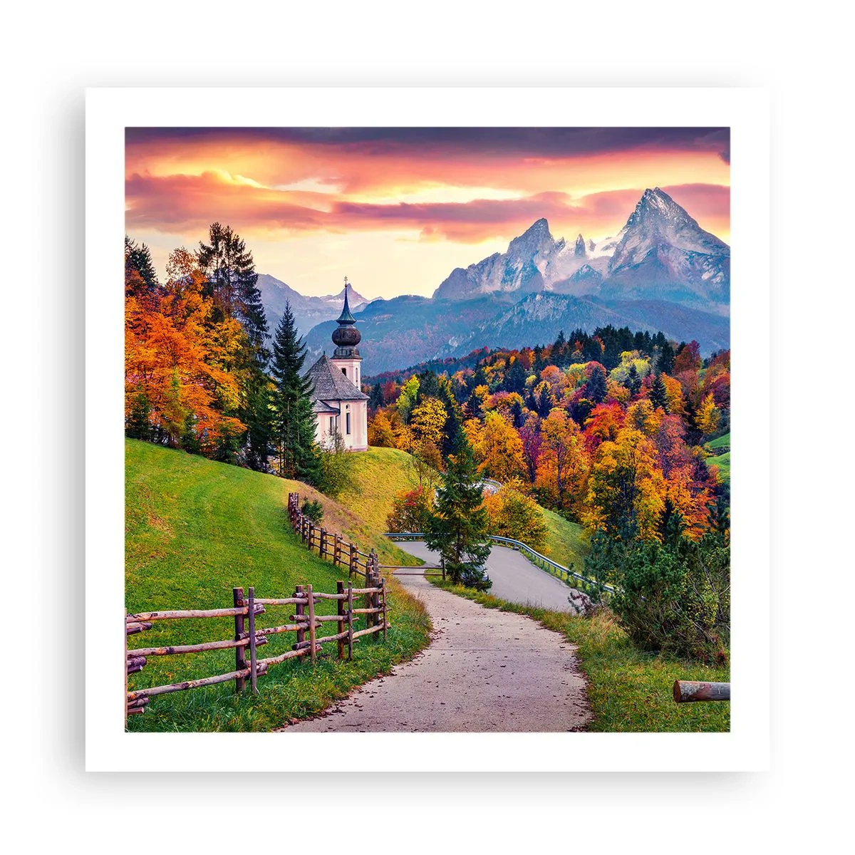 Poster - Un peisaj ca o pictură - 60x60 cm