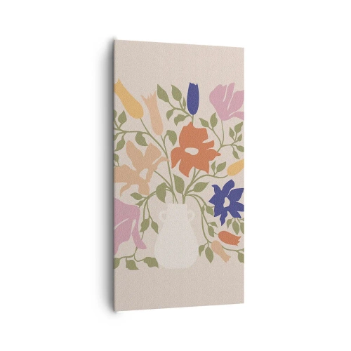 Tablou pe pânză - Buchet delicat - 65x120 cm