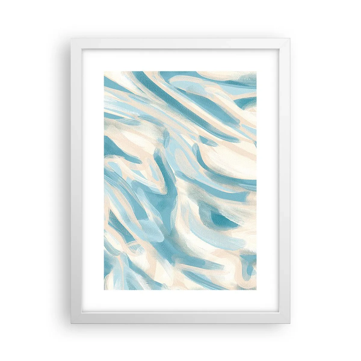 Poster în ramă albă - Brize de primăvară - 30x40 cm