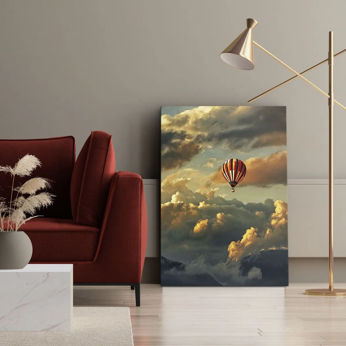 Tablou pe pânză - Zbor pentru că vreau - 65x120 cm