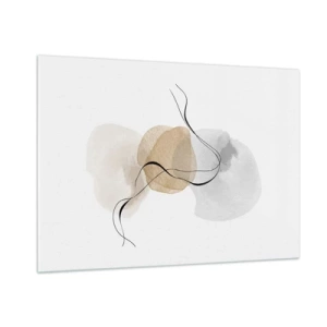 Tablou pe sticlă - Mărgele de aer - 100x70 cm