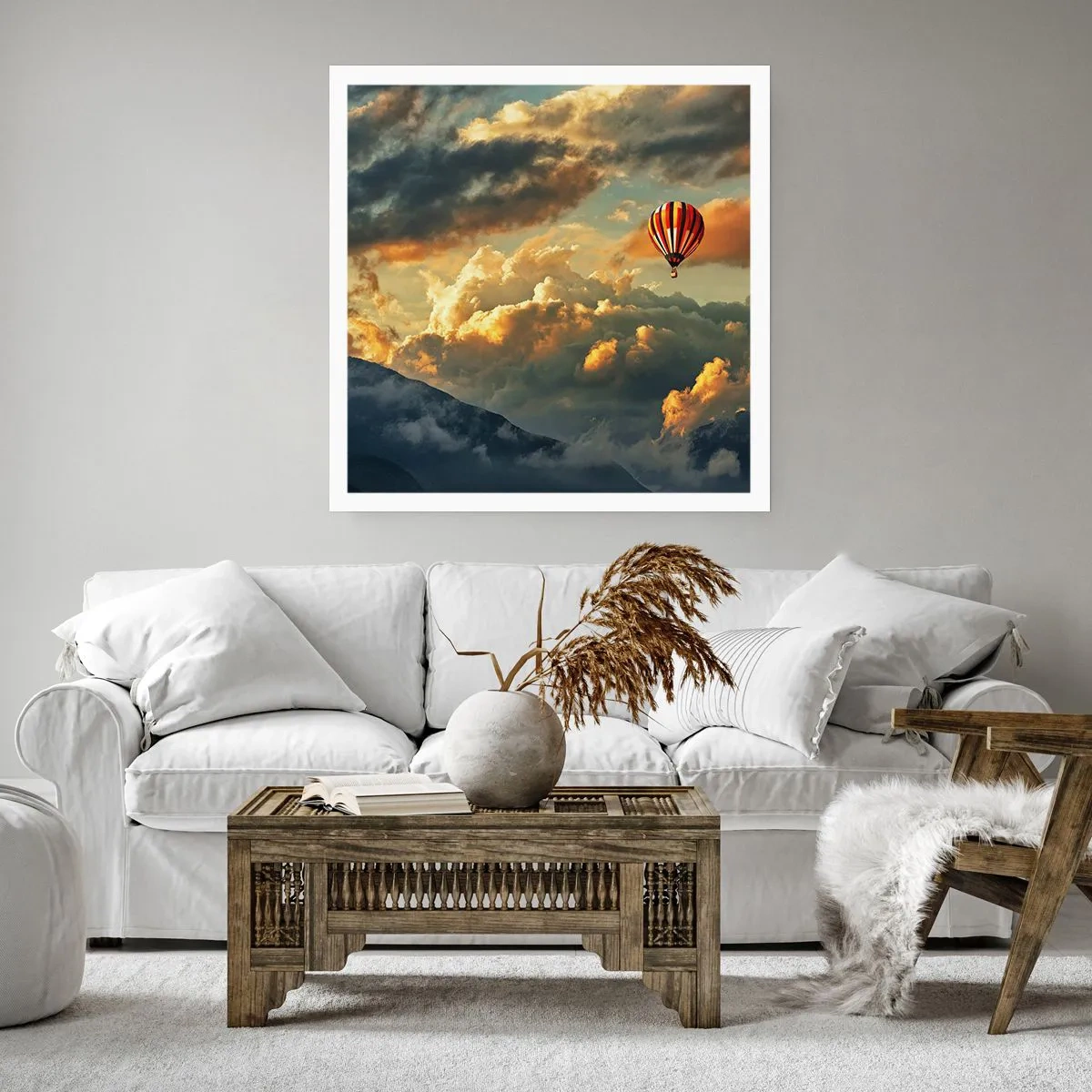 Poster - Zbor pentru că vreau - 60x60 cm