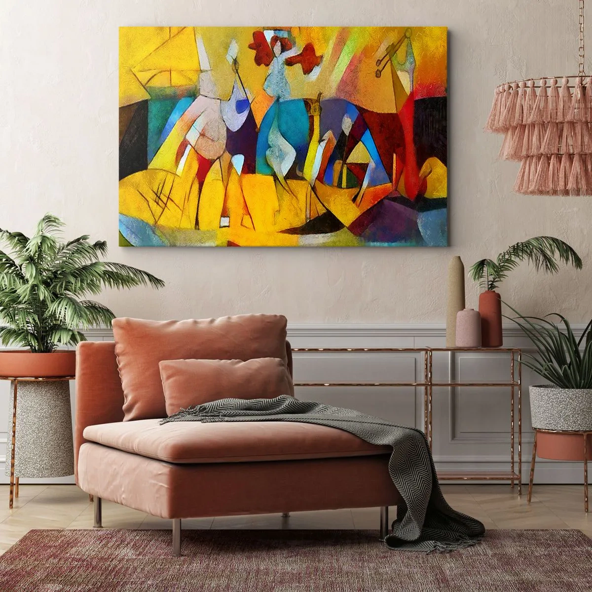 Tablou pe pânză - Soare - viață - bucurie - 120x80 cm