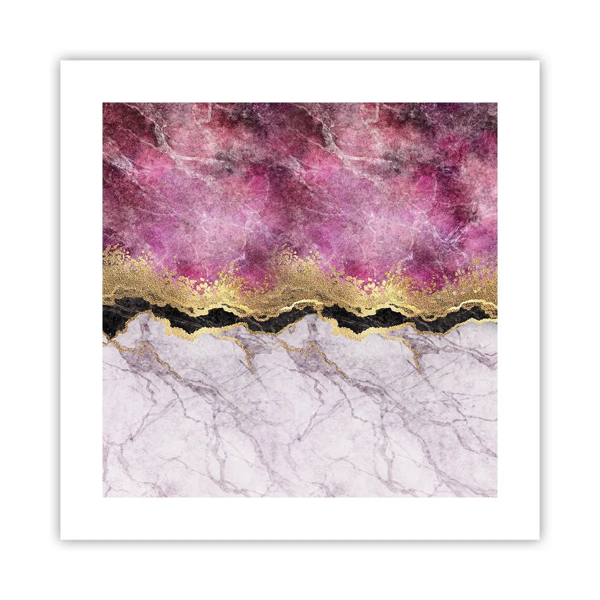 Poster - La graniță - 40x40 cm