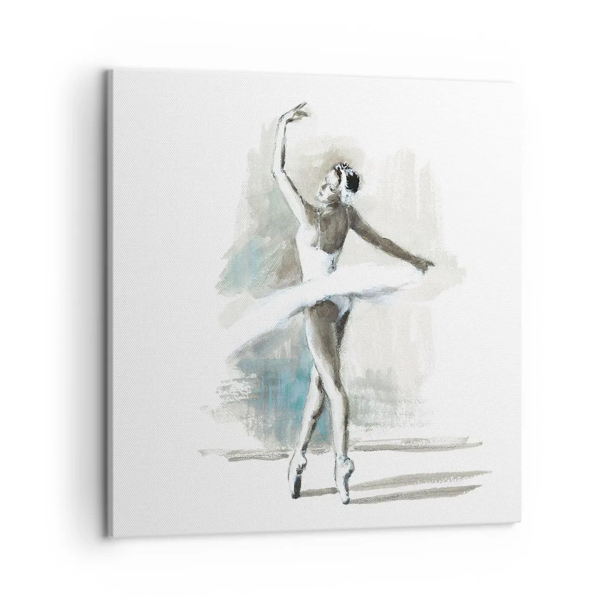 Tablou pe pânză - Fermecată într-o lebădă - 50x50 cm