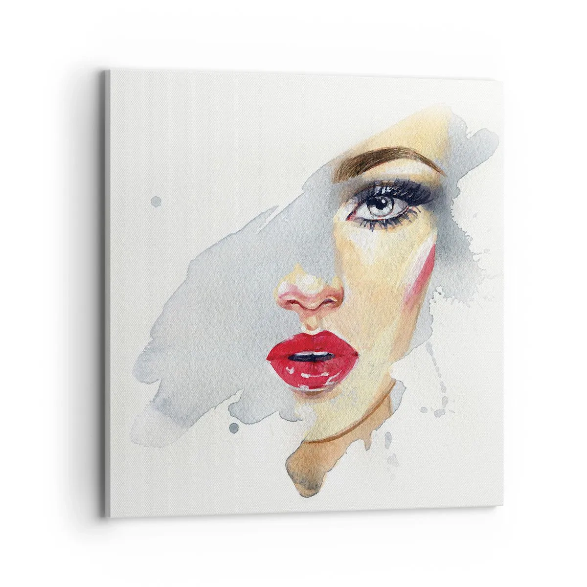 Tablou pe pânză - Reflecție într-o picătură de apă - 70x70 cm