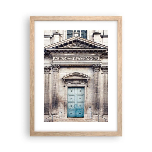 Poster în ramă de stejar deschis - Poarta către lumea spiritelor - 30x40 cm