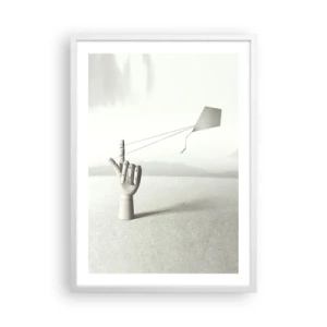 Poster în ramă albă - Încercare de forță - 50x70 cm