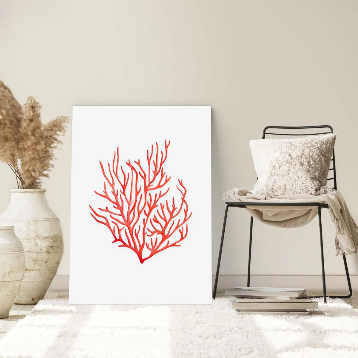 Poster - Coral filigranat - 40x50 cm