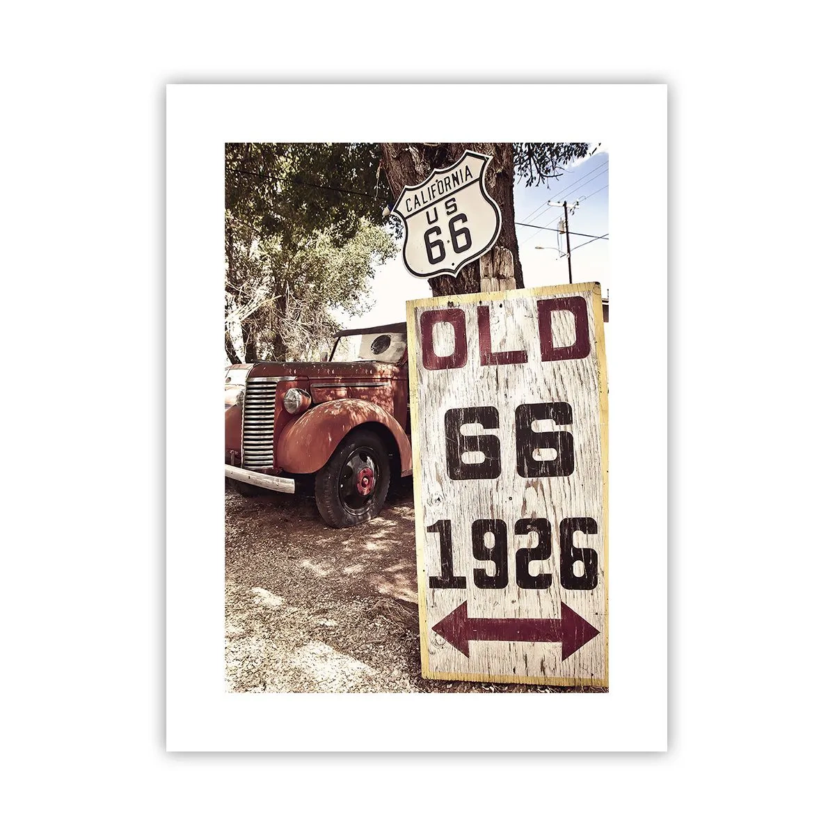 Poster - O legendă provincială americană - 30x40 cm