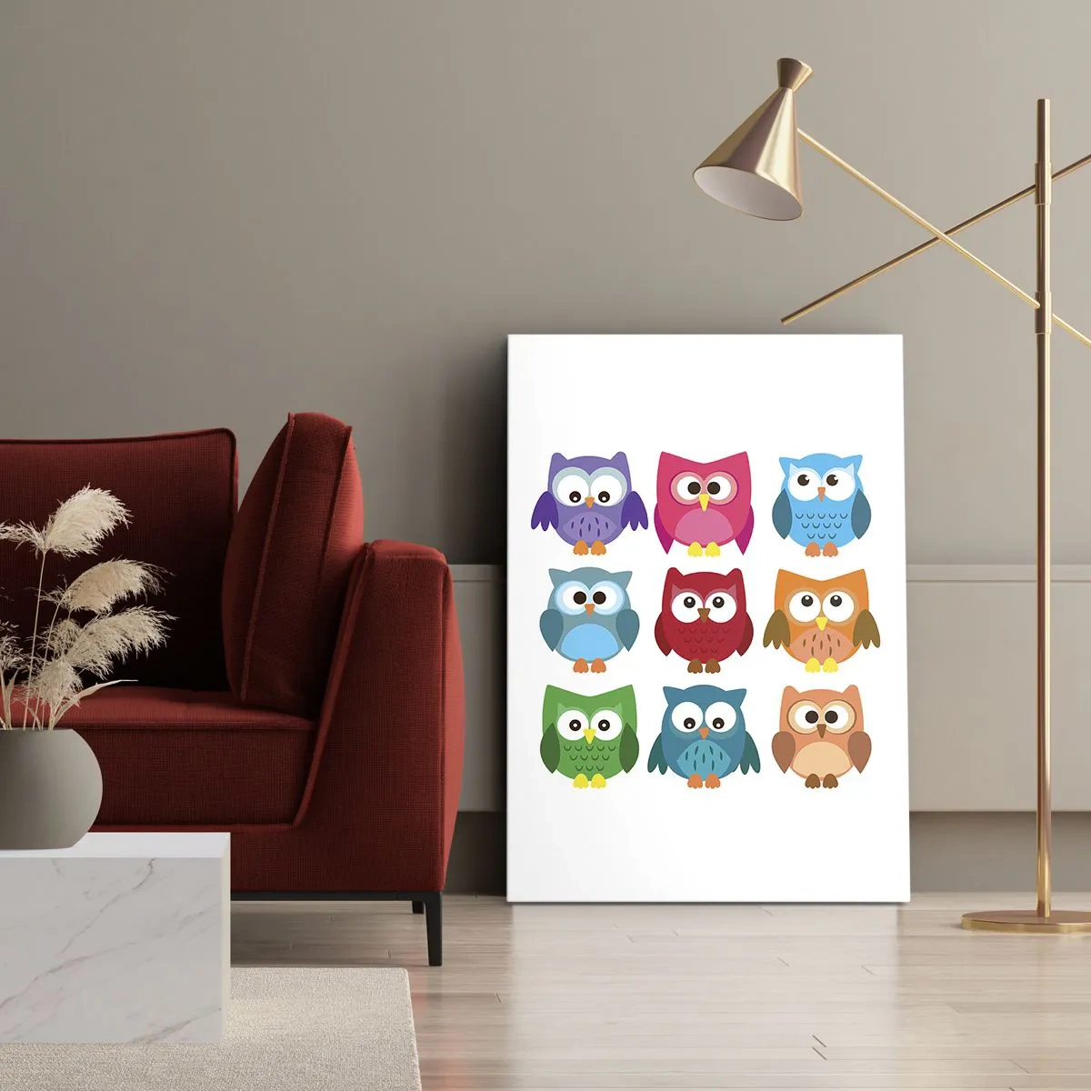 Tablou pe pânză - Diferențele pot fi amuzante - 45x80 cm