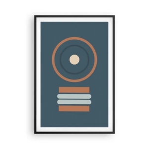 Poster în ramă neagră - Esența problemei - 61x91 cm