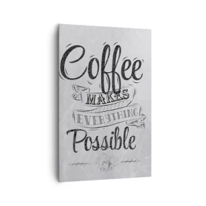 Tablou pe pânză - Cum să nu iubești cafeaua - 80x120 cm