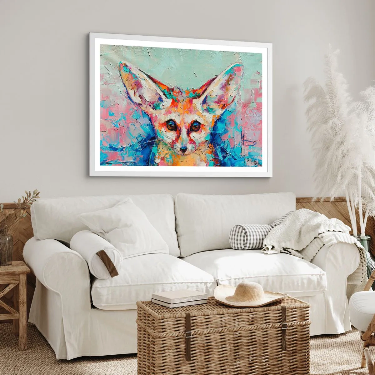 Poster în ramă albă - Sunteți gata pentru mine? - 91x61 cm