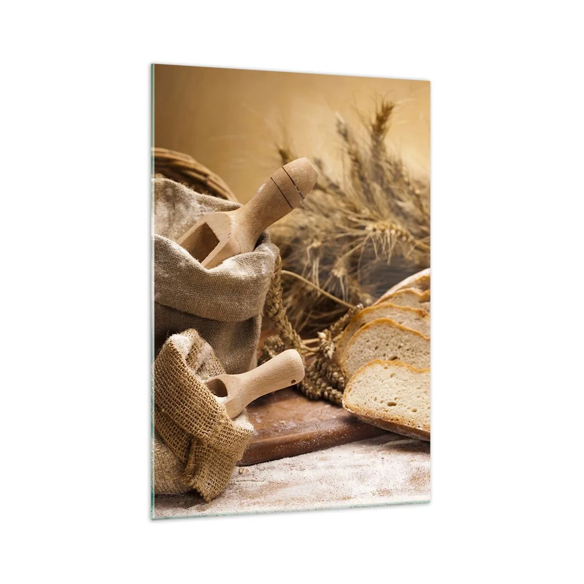 Tablou pe sticlă - Oprire violentă - 70x100 cm