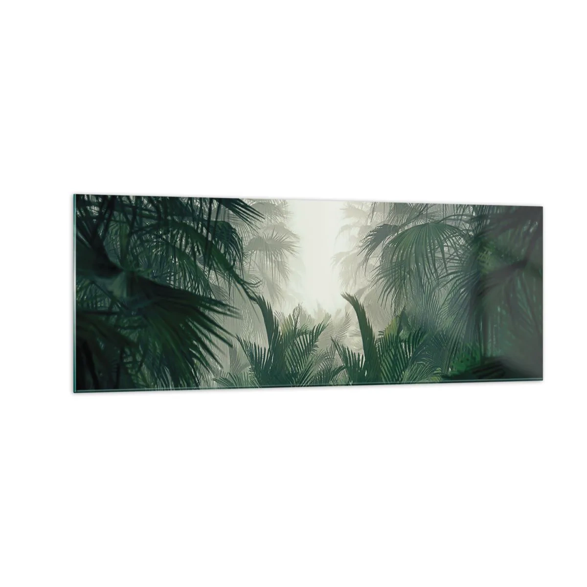 Tablou pe sticlă - Mister tropical - 140x50 cm