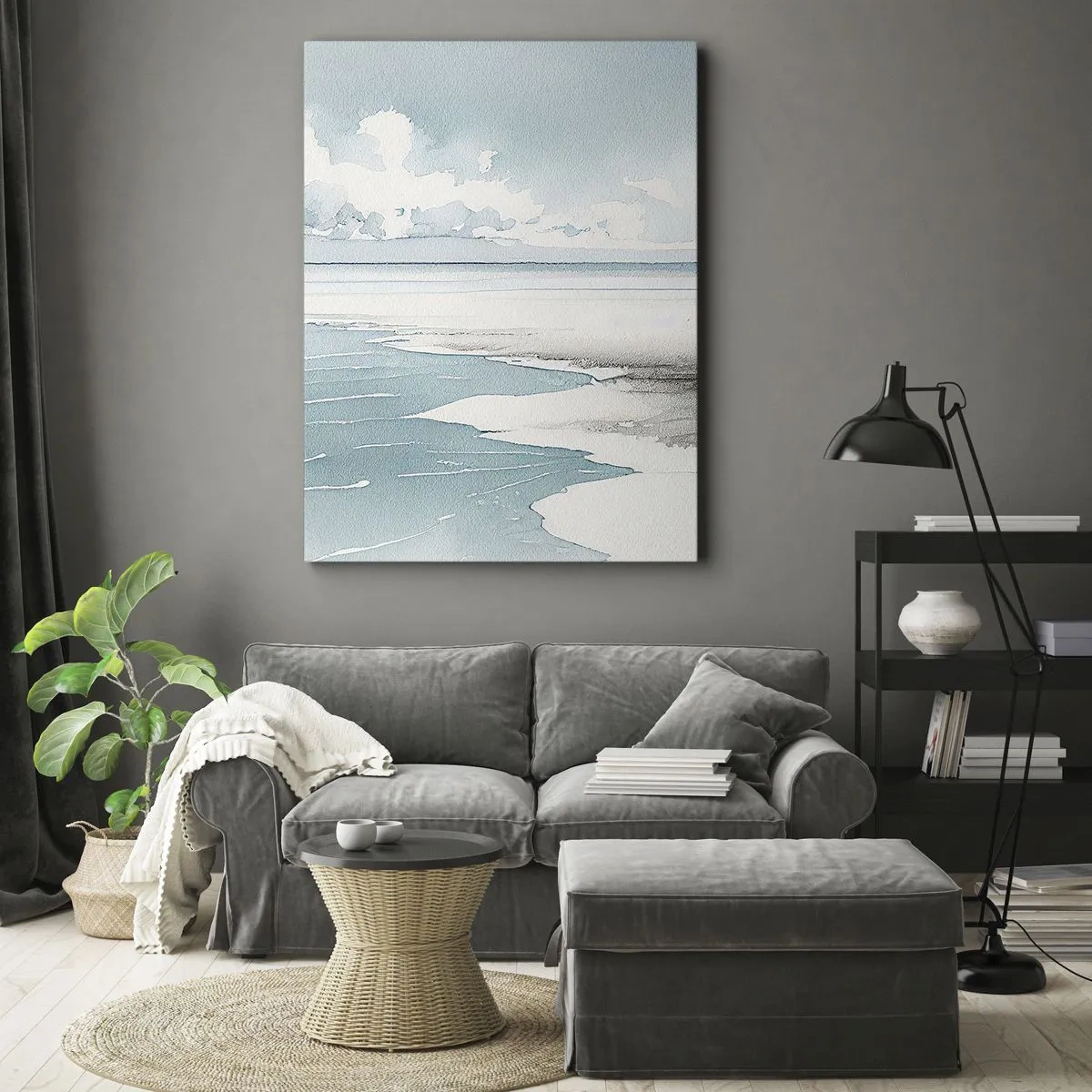 Tablou pe pânză - Mareea blândă - 50x70 cm