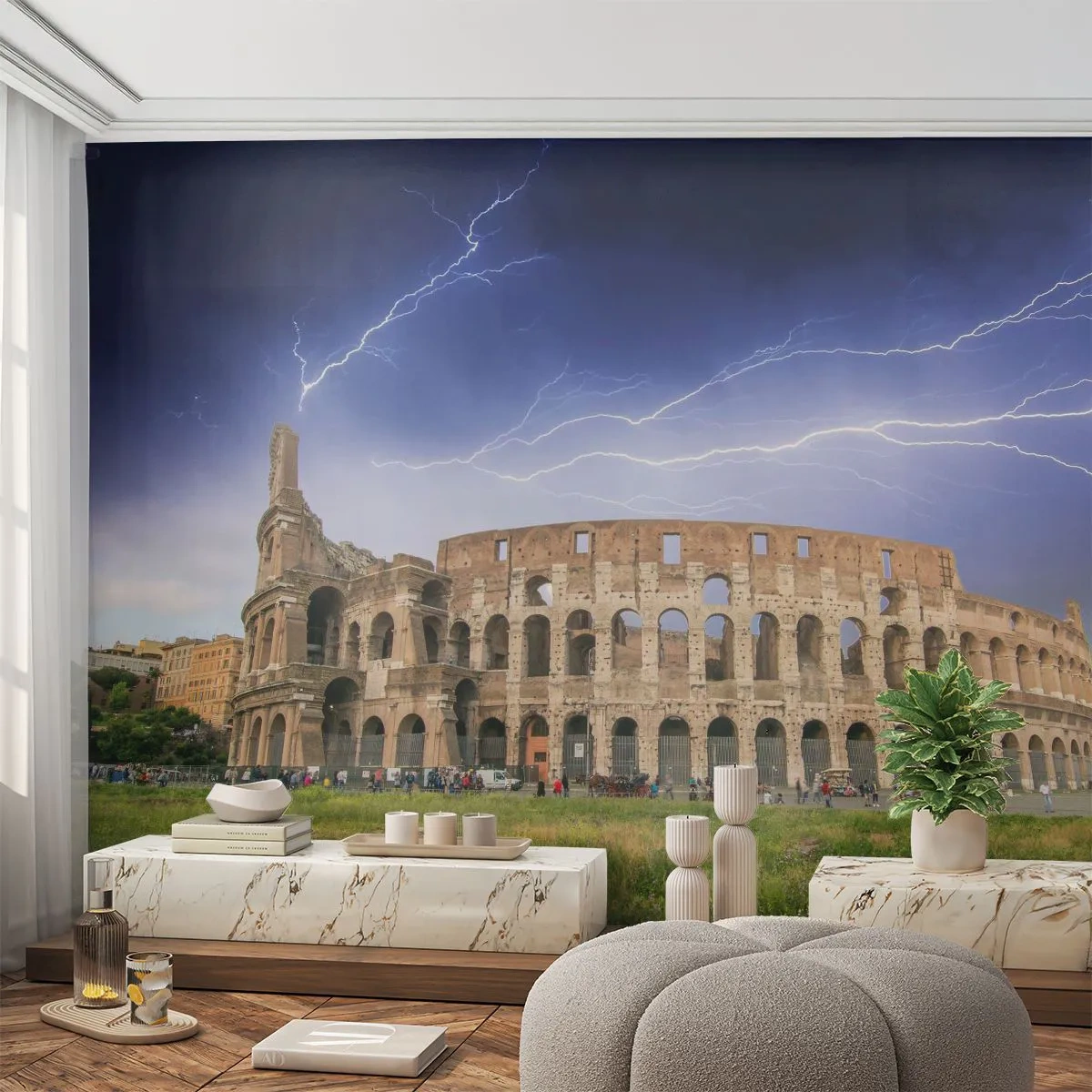 Tapet Premium Canvas - Arena de luptă - Arhitectură, Roma, Colosseum - 250x175 cm