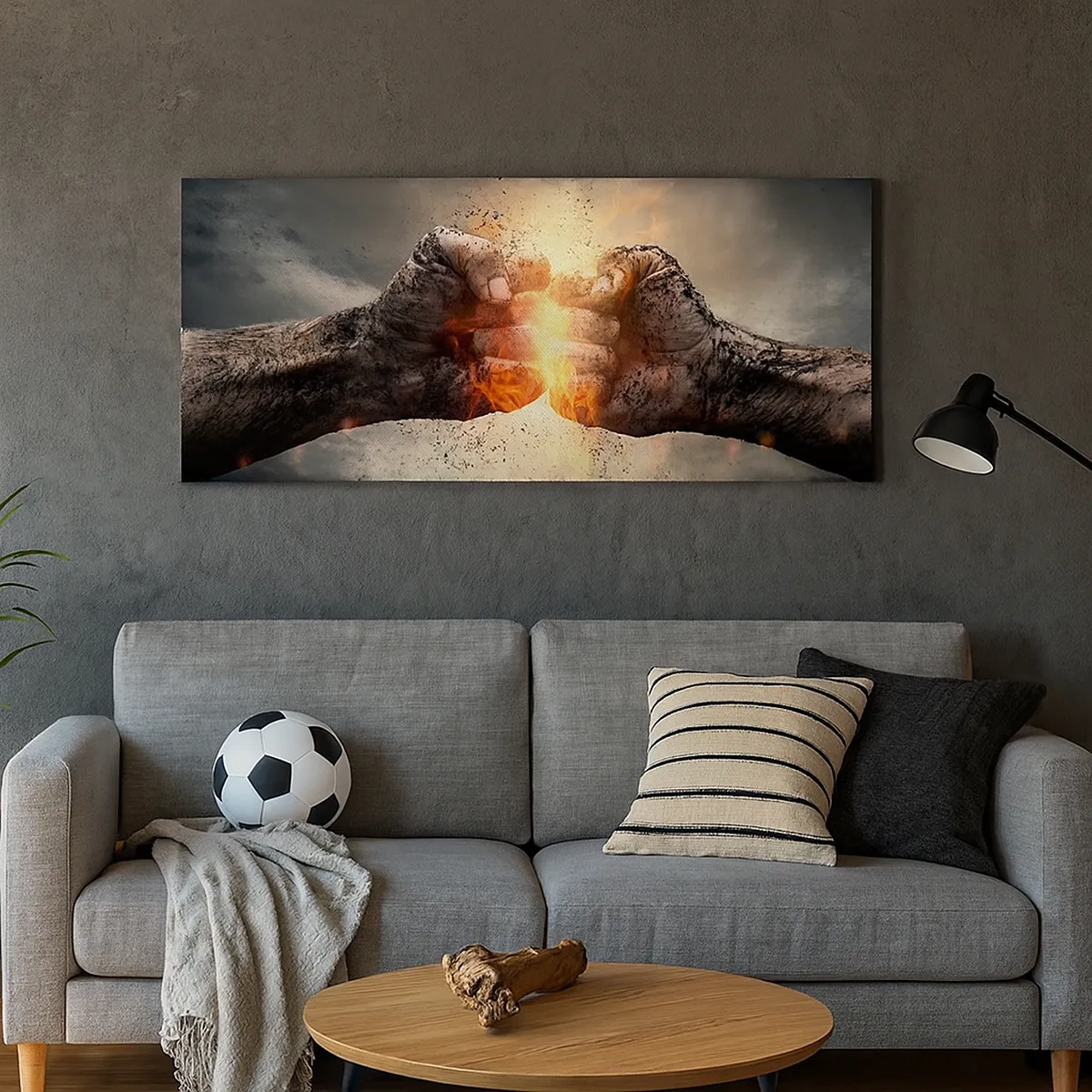 Tablou pe pânză - Ridică-te pentru a lupta - 30x30 cm