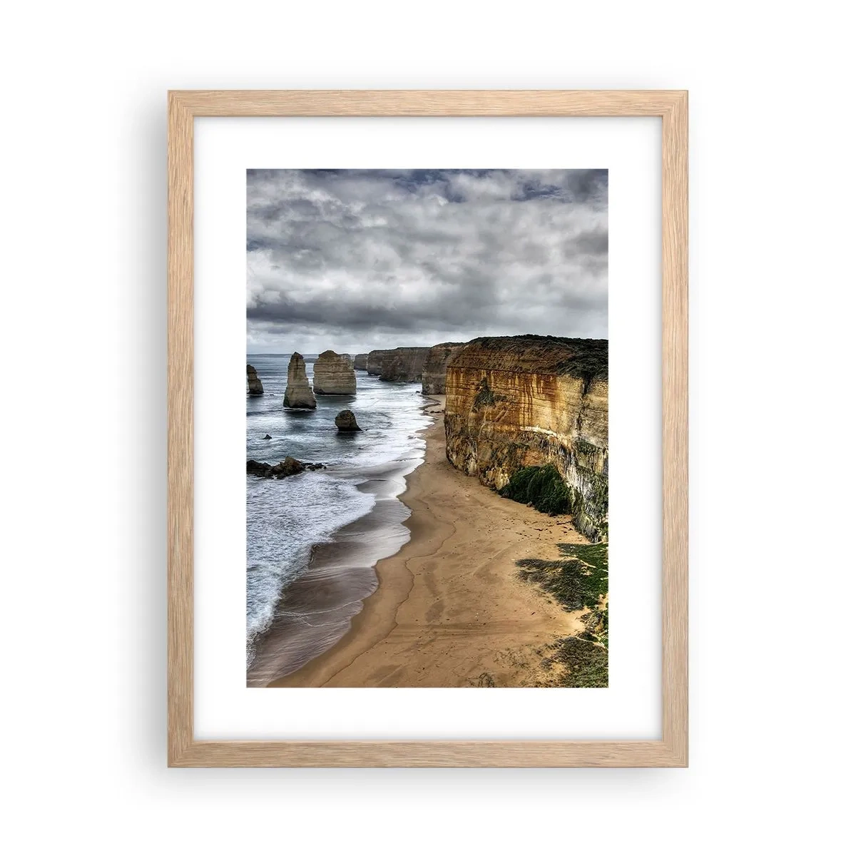 Poster în ramă de stejar deschis - Frumusețe brută - 30x40 cm