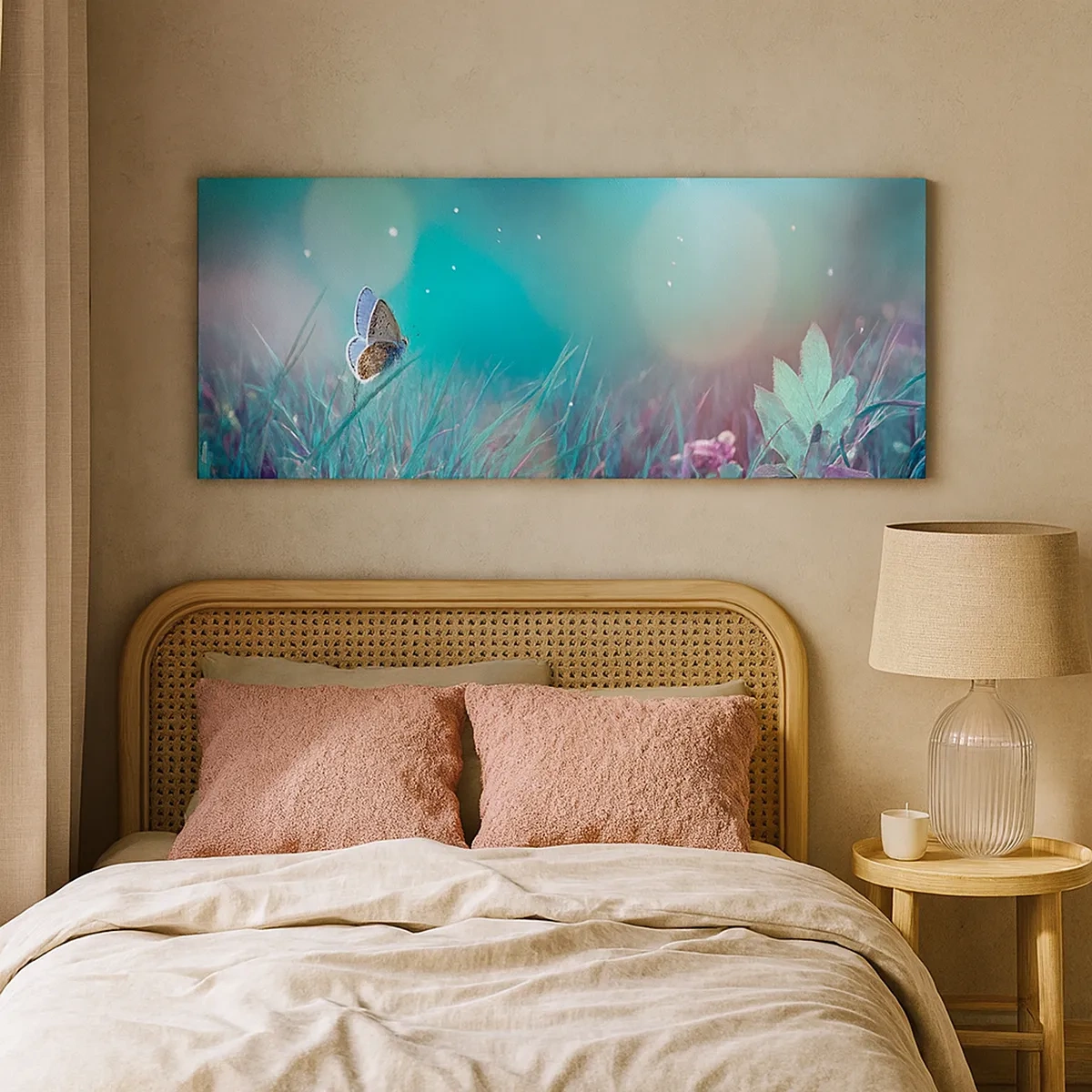 Tablou pe pânză - Viața secretă a luncii - 30x30 cm