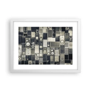 Poster în ramă albă - Și totul este în regulă - 40x30 cm