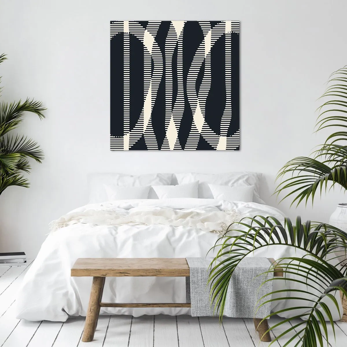 Tablou pe pânză - Încercare de străpungere a întunericului - 50x50 cm