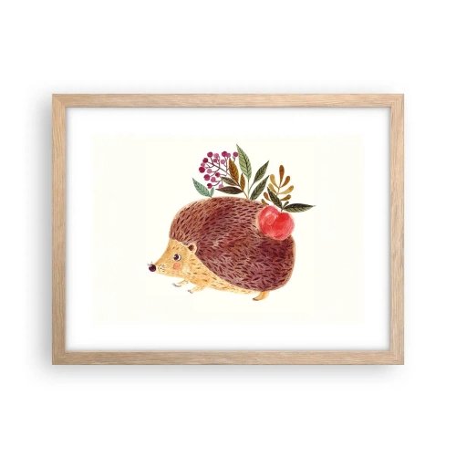 Poster în ramă de stejar deschis - Și tu deja mă placi - 40x30 cm