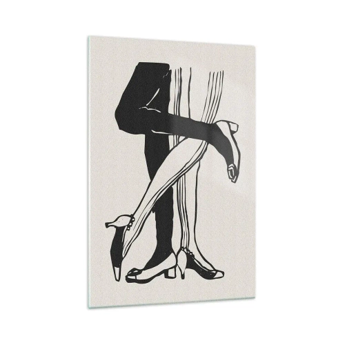 Tablou pe sticlă - Atributul feminin - 70x100 cm