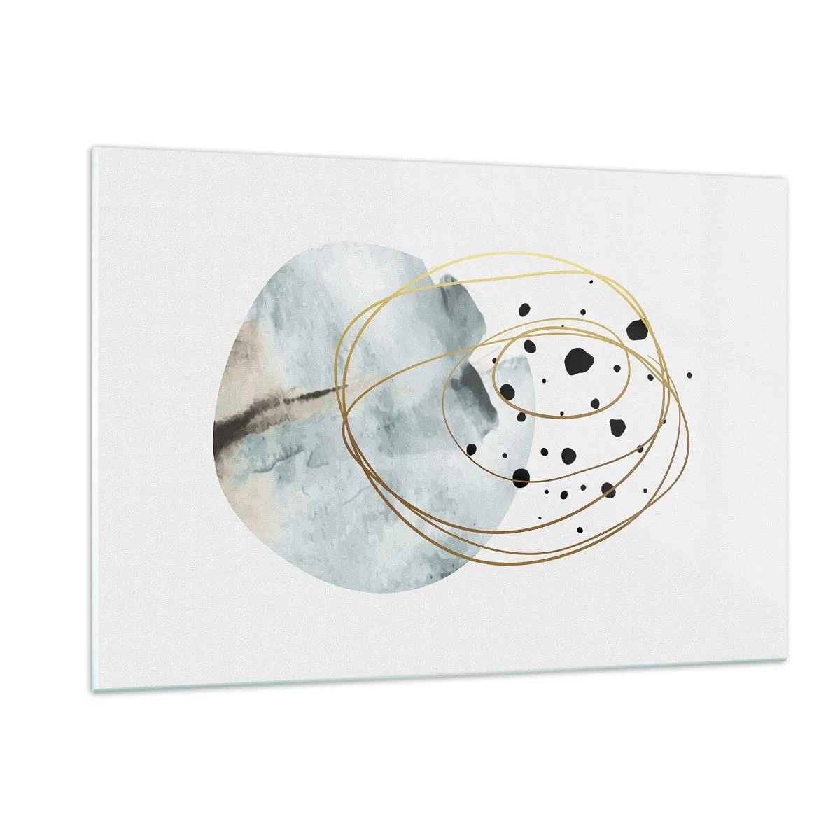 Tablou pe sticlă - În îmbrățișarea spațiului - 120x80 cm