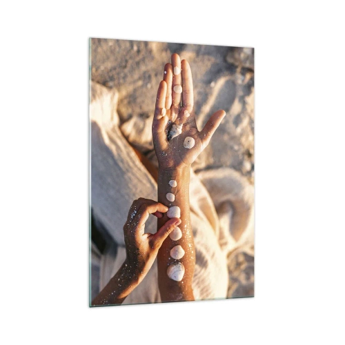 Tablou pe sticlă - Frumusețe la îndemână - 70x100 cm